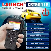 Escáner OBD2 Profesional para Automóviles con Sensor TMPS CRT501IE de 315mhz y 433mhz, Herramienta de Detección de Presión de Neumáticos, 12 Canales Universales, 16GB, 1 Unidad