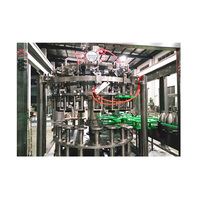 Máquina llenadora y cerradora de latas de cerveza, lata de aluminio, bebidas carbonatadas, máquina de prensado de cierre