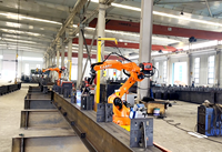 Sistema de Robot de Soldadura CNC PLC Automático para Taller de Acero, Astillero, Construcción de Puentes, Programación Rápida, Rendimiento de Arco Estable