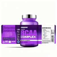 Étiquettes personnalisées en rouleau, étiquettes adhésives pour bouteilles, étiquettes en vinyle pour l'emballage de produits nutraceutiques