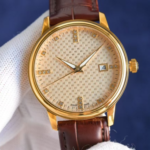 Reloj Mecánico de Cuero Clásico de Alta Gama, Original, de Primera Calidad, con Cristal, para Negocios, Deportes y Moda para Hombre, Vacheron - Product Image 4