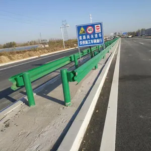 Wellpappe W Balken Leitplanke Metallic Leitplanke Industrielle Verkehrs sicherheit Zink Stahl Autobahn Leitplanke Preis