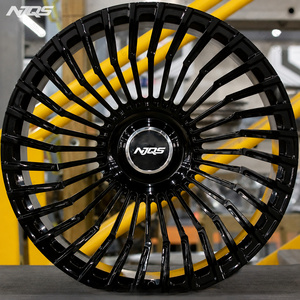 Cerchi Forgiati NJQS di Lusso con Razze Cromate in Lega Personalizzate 5x112 per Mercedes X164 <span class=keywords><strong>500</strong></span> 550 63 - 20-24 Pollici Larghezza 35mm Spazzolati - Product Image 6