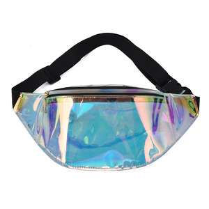 Nouveau holographique Fanny Pack hologramme taille sac Laser PU plage voyage banane hanche Bum Zip taille sacs femmes ceinture sac pour <span class=keywords><strong>les</strong></span> filles - Product Image 1