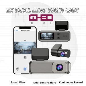 กล้องติดรถยนต์2K 1080P เลนส์คู่ CMSV6ซอฟต์แวร์ <span class=keywords><strong>mdvr</strong></span> สำหรับตรวจสอบความปลอดภัยของรถยนต์กล้องติดรถยนต์ - Product Image 3