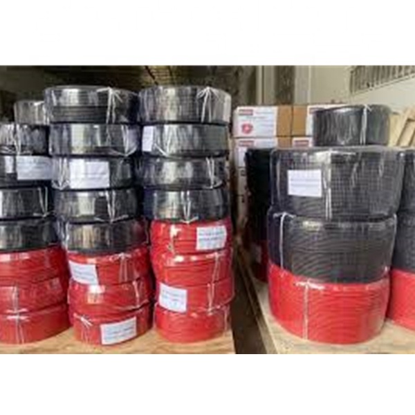 100m for TUV EN50618 H1Z2Z2-K DC 1500V 4mm 6mm10mm2 Red Black Solar Power Cable for Extension Board Solid Conductor PE