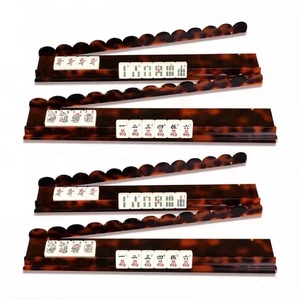 Support de rangement en acrylique écaille de tortue pour tuiles de mahjong et accessoires de jeux de table - Product Image 6