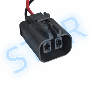 Mazda için 2-Pin 6.3mm Spade terminali elektrik konnektörü/Datsun/Hyundai otomobil alternatör tak 7223-6224-40 kablo demeti - Product Image 5