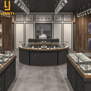 Escaparate de mostradores de tienda minorista de diseño simple para exhibición de tienda de joyería simple - Product Image 6