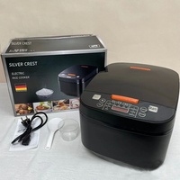 Autocuiseur Électrique Intelligent Silver Crest 5L en Alliage d'Aluminium avec Arrêt Automatique, Écran LCD, Multifonctionnel pour la Maison, Prise EU/UK