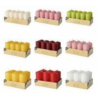 Candle Factory Lot de 10 bougies d'église de haute qualité 2*3 pouces