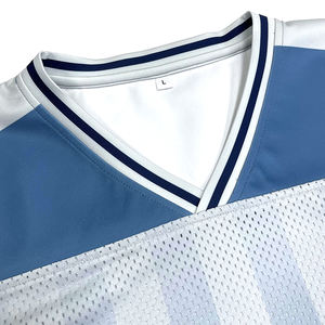 Vente en gros personnalisé surdimensionné football rue mode T-shirt hommes maille Boxy maillot de football - Product Image 2