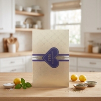 Boîte cadeau en papier argenté à double porte avec doublure en éponge, élégante et imprimée, pour crème pour le visage et coffrets cadeaux sélectionnés