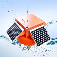 Boya de Calidad de Agua para Embalses No Tripulada con Sonda Óptica de Turbidez y Medidor de Sólidos Suspendidos Equipada con Panel Solar de 60W
