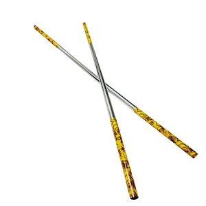 Bastone Magico Telescopico Dorato in Plastica da 100cm per Trucchi di Magia, Accessorio per Halloween e Spettacoli - Product Image 1