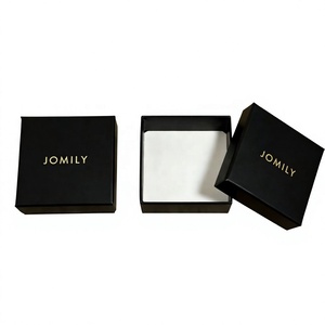 Custom Printed Rigid Cardboard Jewelry <b>Box</b> Wholesale Velvet <b>Lid</b> <b>Small</b> Gift Packaging <b>Box</b> Hot Stamping Logo For Ring Earring - Product Image 4