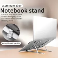 Support en aluminium pour ordinateur portable Support de refroidissement pour ordinateur Accessoires de support pour ordinateur portable Support pour Macbook