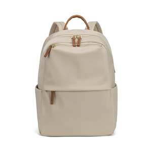 Simple moderne léger unisexe imperméable Nylon Polyester sac à dos de haute qualité fermeture à glissière 14.5L grande capacité voyage - Product Image 1