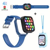 Reloj Inteligente T53 con Tarjeta SIM 4G para Niños, Videollamada, Despertador, Cámara de 1.83'', GPS Beidou de Alta Calidad OEM, Resistente al Agua IP67, LBS AGPS