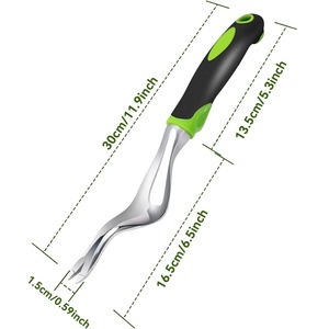 Herramienta desmalezadora manual para jardín, herramienta para remover malas hierbas con mango ergonómico para eliminación de malezas y trasplante en tierras de cultivo - Product Image 2
