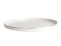 Vaisselle en Porcelaine Fine Dorée de Luxe en Gros de Chine – Ensemble de Dîner en Céramique avec Bord Doré