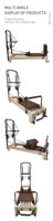 La version du Reformer Pilates et du Tower Reformer comprend une boîte de siège, un jump board et un ensemble de sangles à double boucle.