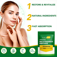 Hatmanlabs 900 MG NAD + Capsules de resvératrol Suppléments liposomiques anti-âge de marque privée avec nicotinamide riboside