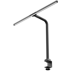 Lámpara de Escritorio LED de Doble Cabezal con Pinza, Brazo Oscilante Ajustable, Luz de Lectura para el Cuidado de los Ojos, Alimentación USB, Lámpara de Tareas Inteligente para Oficina y Estudio - Product Image 1