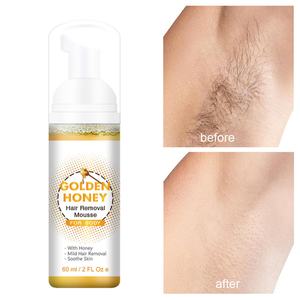 Mousse dépilatoire douce au miel doré 60 ml la plus vendue pour le corps - Product Image 5