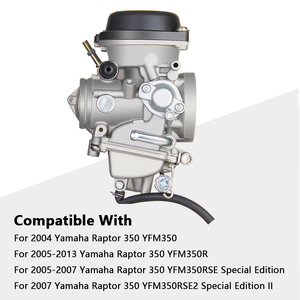 Carburateur 36mm pour 2004-2013 Yamaha <span class=keywords><strong>Raptor</strong></span> <span class=keywords><strong>350</strong></span> YFM350 YFM350R YFM350RSE YFM350RSE2 ATV <span class=keywords><strong>Quad</strong></span> Carburateur - Product Image 3