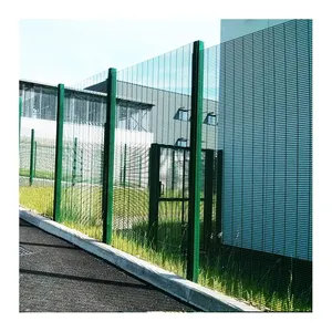 Çin fabrika yüksek güvenlik anti cut 358 tel örgü çit güvenlik Anti tırmanma Clearview kaynaklı çit