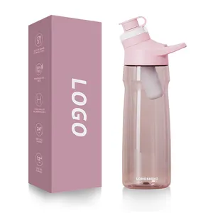 Venda quente atacado personalização 24 onças de plástico tritan frutas cirkl garrafa de água com sabores