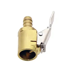Mandrino d'aria a foro grande 8mm 5/16 pollici tubo sbato OTR trattore agricolo accoppiatore rapido in ottone stelo adatto valvola per pneumatici TRJ650 - Product Image 1