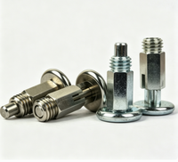 Goupille de blocage en acier inoxydable entièrement métallique, zinguée, certifiée ISO, à indexage rotatif, autobloquante, à dégagement rapide, avec butée à ressort