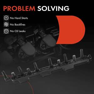 Bobines d'allumage moteur A-Premium 14x8x10 pouces compatibles avec les moteurs Jeep L6 40L Cherokee 2000-2001 TJ 2000-2006 Wrangler - Product Image 6