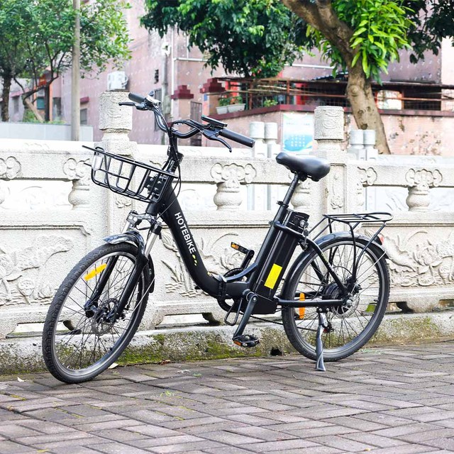 HOTEBIKE Big Power Folding Electric Bike  Fat Tire Down Tube  500W E Bike Free Shipping Motor Ebike
