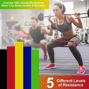 WOSWEIR Elastik Direnç Bantları TPE Destekli Pull-Up Lastik Bant Eğitim Egzersiz Egzersiz Ekipmanları Spor Salonu Fitness Germe Halatları - Product Image 4