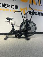Bicicleta de aire comercial ZY, bicicleta estática profesional con ventilador y consola de control por botones, resistencia al viento, equipo de cardio para gimnasio