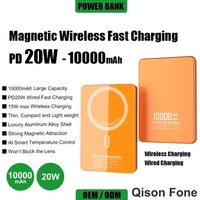 Cargador Portátil Inalámbrico Magnético Ultra Delgado de 10.7mm, 10000mAh, 20W PD, 15W Mag Charging, Aleación de Aluminio