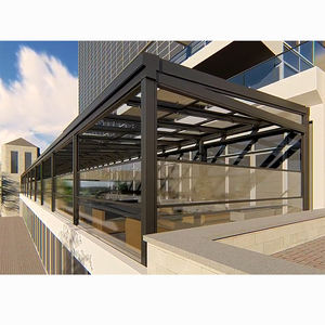 Fenêtre coulissante verticale de guillotine de cadre d'aluminium de panorama automatique électrique moderne - Product Image 4