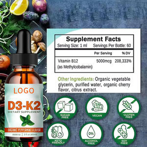 Капли витамина D3 + K2 способствуют усвоению кальция, поддерживающие здоровье скелета, обеспечивают защиту сердечно-сосудистой системы - Product Image 4