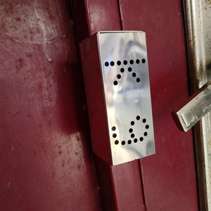 Boîte magnétique en acier inoxydable pour l'entraînement canin, design coulissant pour le suivi et l'identification, fournitures étanches pour le suivi des animaux de compagnie - Product Image 3