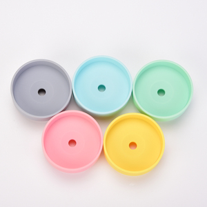 特注ロゴ16オンスダブルウォールスキニーマット環境にやさしいプラスチックストレートギフトカップストローとふた付き - Product Image 5