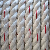 Cordon monofilament en polypropylène à 3 brins, prix direct usine, pour remorquage maritime, amarrage, pêche en mer, bateaux et pêche au chalut