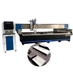 Seamless Splicing of Ceramic Tile Splicing by Water Knife Cutting with Five Axis Ultra High Pressure Water Processing Equipment