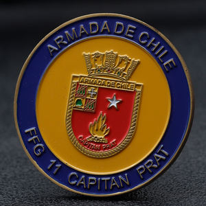 عملات معدنية مخصصة مطلية بالذهب الفضة ثلاثية الأبعاد من النحاس الأصفر للنحاس والكوبرونيكل للتحدي عملات شيلية للنقش - Product Image 5