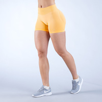 Shorts de sport pour femmes, personnalisés, à compression, à séchage rapide, en nylon, pour le fitness, le yoga et l'entraînement, à taille mi-haute