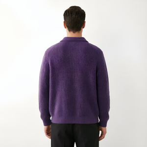 Suéter Cárdigan de Punto para Hombre, 100% Algodón, Alta Calidad, Estilo Urbano Moderno, Tela Cómoda, Venta al por Mayor y al Detal - Product Image 2