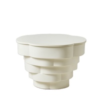 Vent crème moderne salon nuage petite Table lumineuse luxe ménage créatif Simple ensemble Table d'appoint