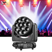 Prix usine 12x40W RGBW LED Zoom Wash DJ pour les lumières de scène de faisceau de tête mobile pour Bar KTV Show